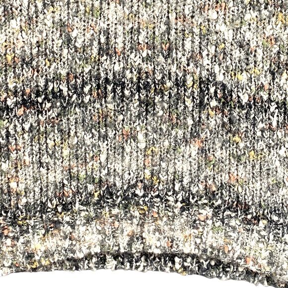 VTG Y2K Sweater 22 Acrylic Gray Chunky Marled Knit Boho Hipster Grannycore 90s - Picture 10 of 12